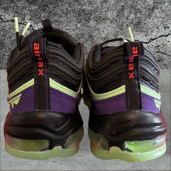 •DS• Nike Air Max 97 Slime Halloween (2020) • Size 8M/9.5W (GLOWS in Dark) - Picture 3 of 13